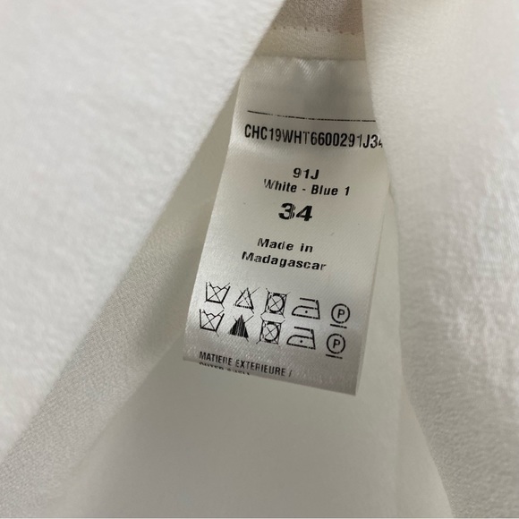 Chloé 100% Silk Embroidered Wide Sleeve Long Sleeve Top - Picture 11 of 15